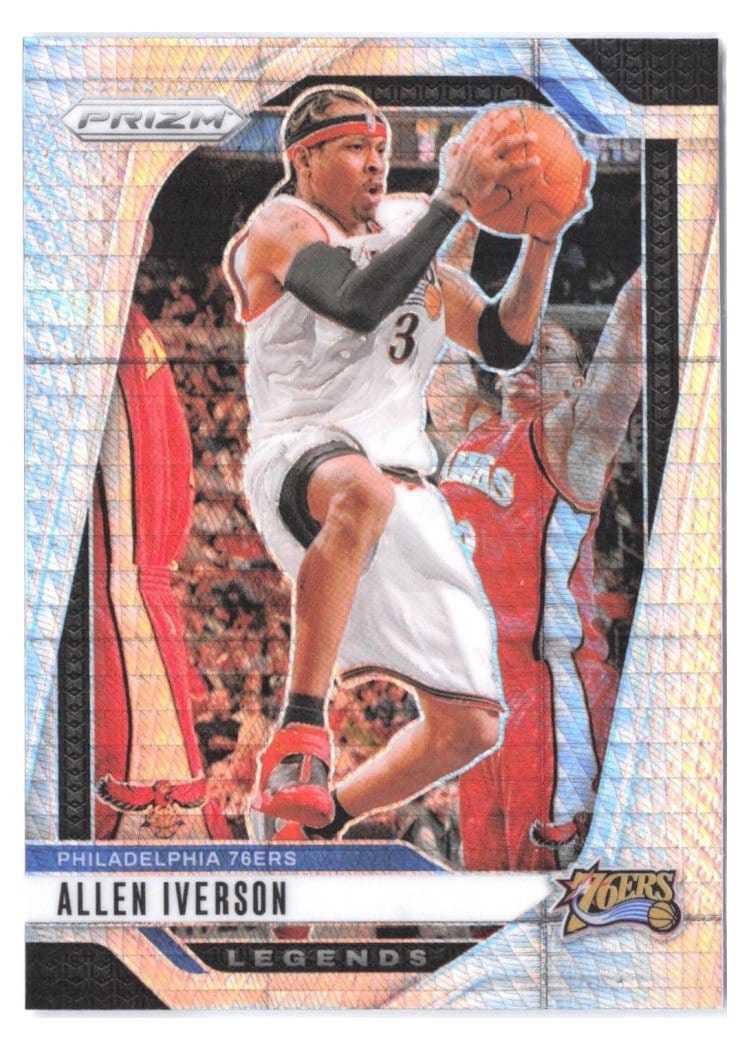 2024-25 Panini Prizm Base Set Allen Iverson #291 card