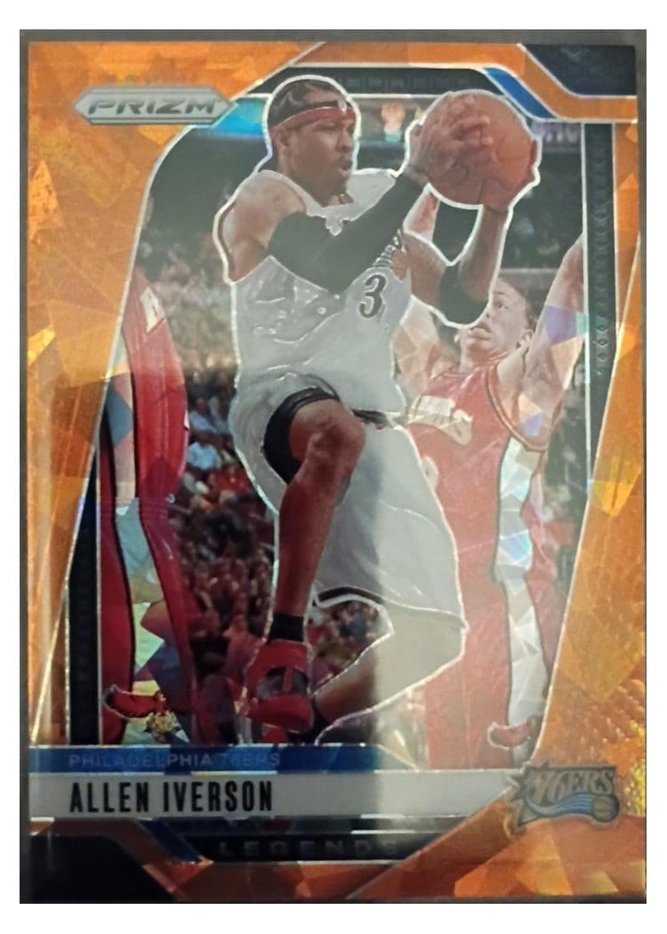2024-25 Panini Prizm Base Set Allen Iverson #291 card