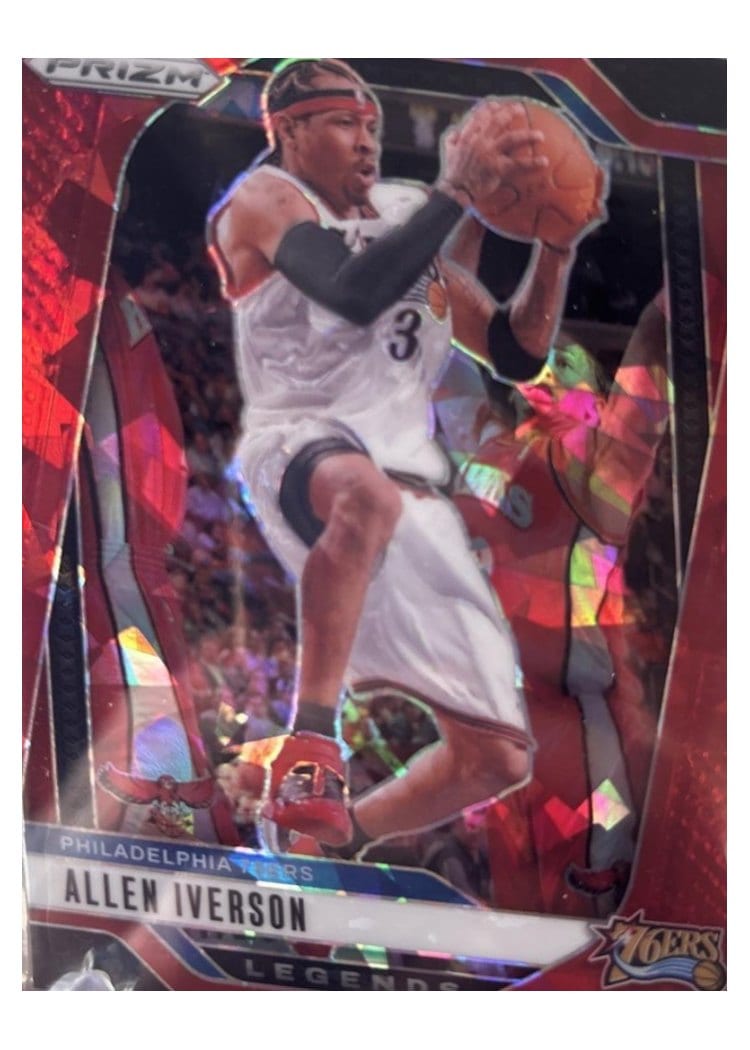 2024-25 Panini Prizm Base Set Allen Iverson #291 card