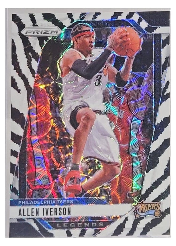2024-25 Panini Prizm Base Set Allen Iverson #291 card