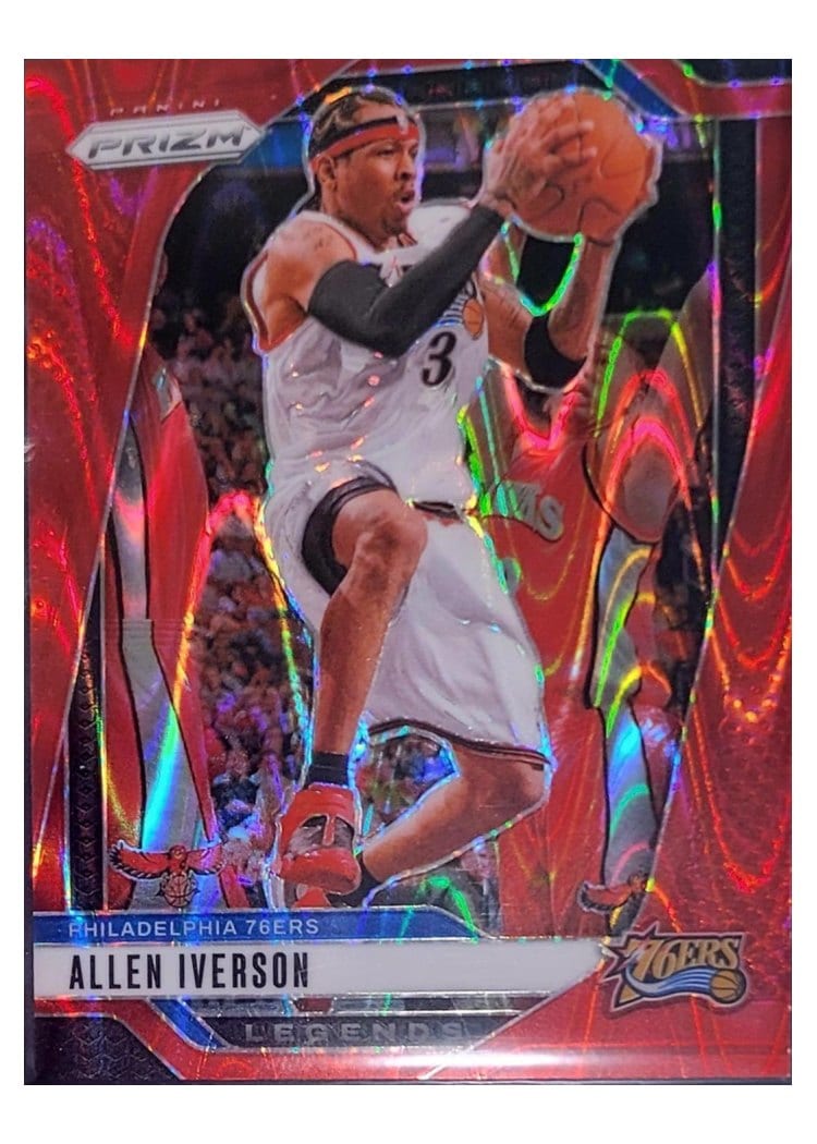 2024-25 Panini Prizm Base Set Allen Iverson #291 card