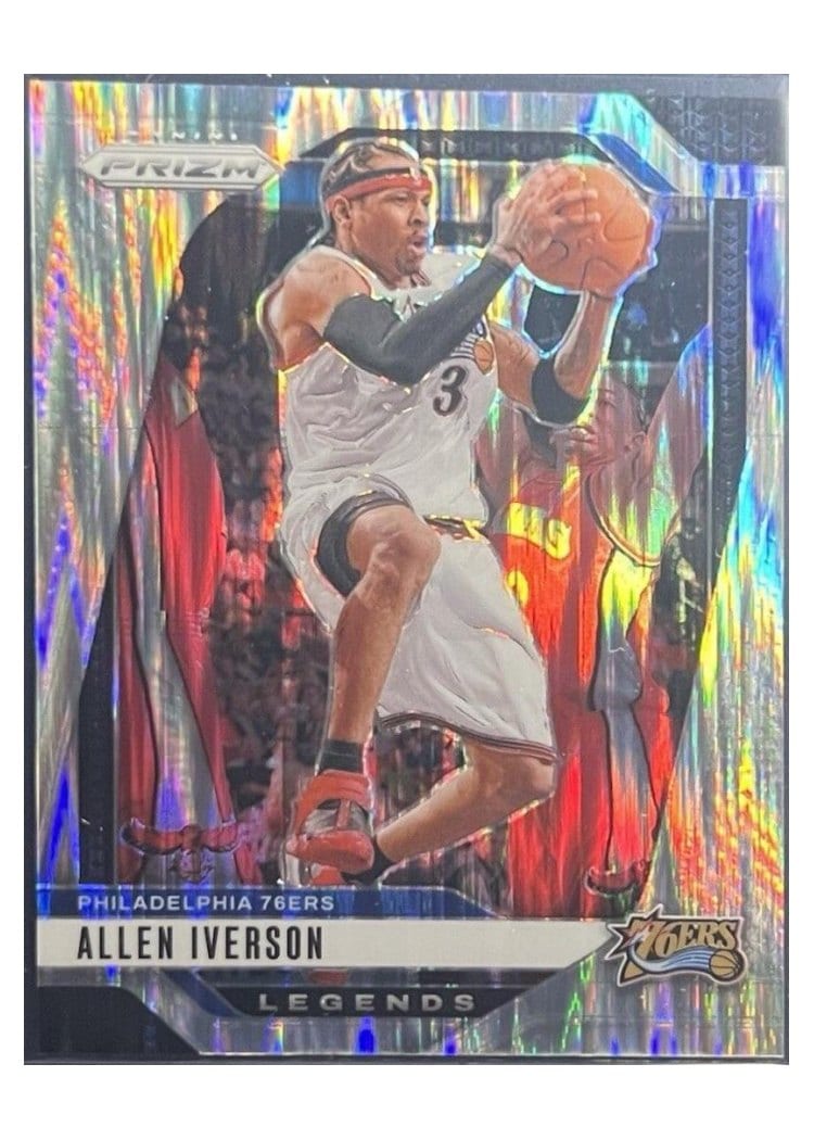 2024-25 Panini Prizm Base Set Allen Iverson #291 card