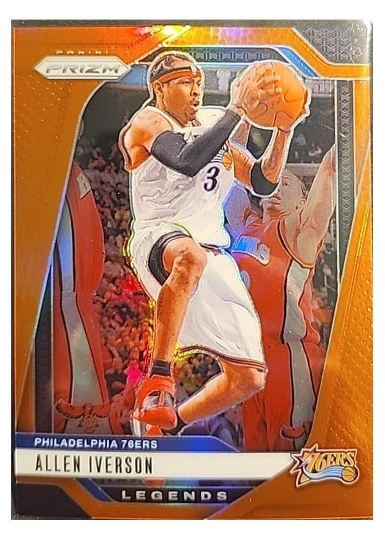 2024-25 Panini Prizm Base Set Allen Iverson #291 card