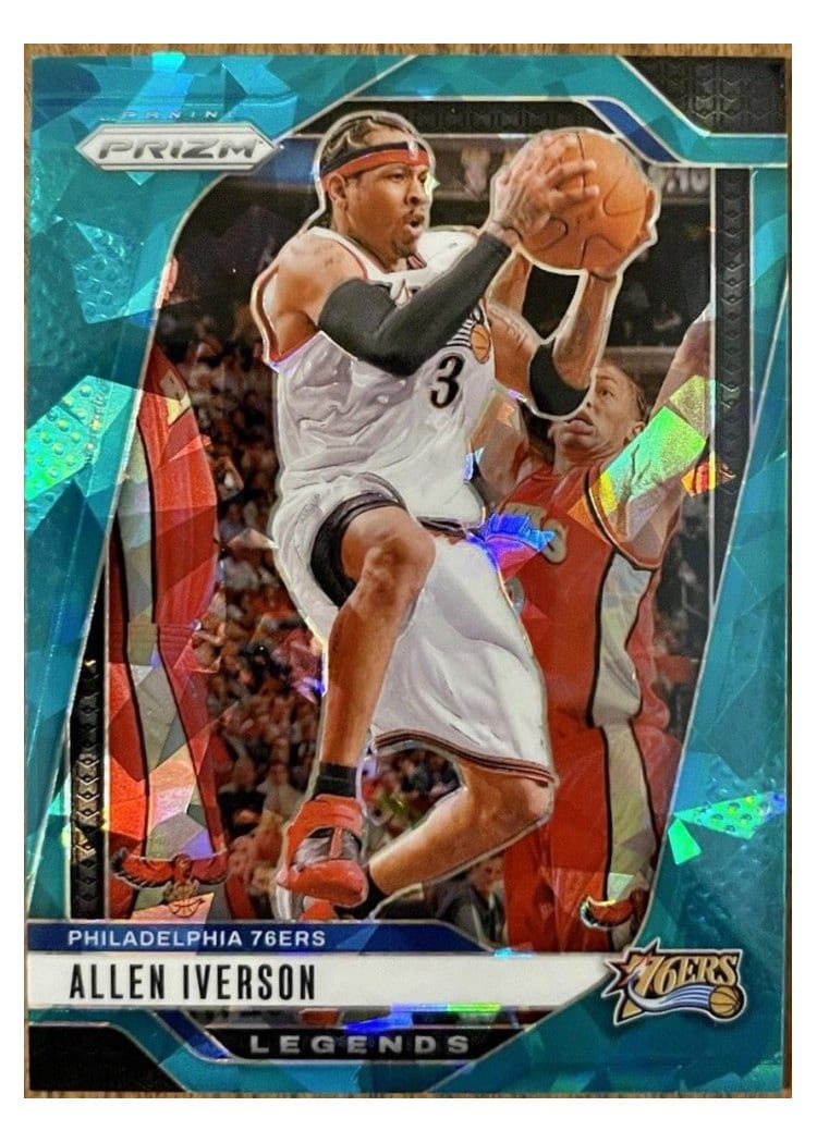 2024-25 Panini Prizm Base Set Allen Iverson #291 card