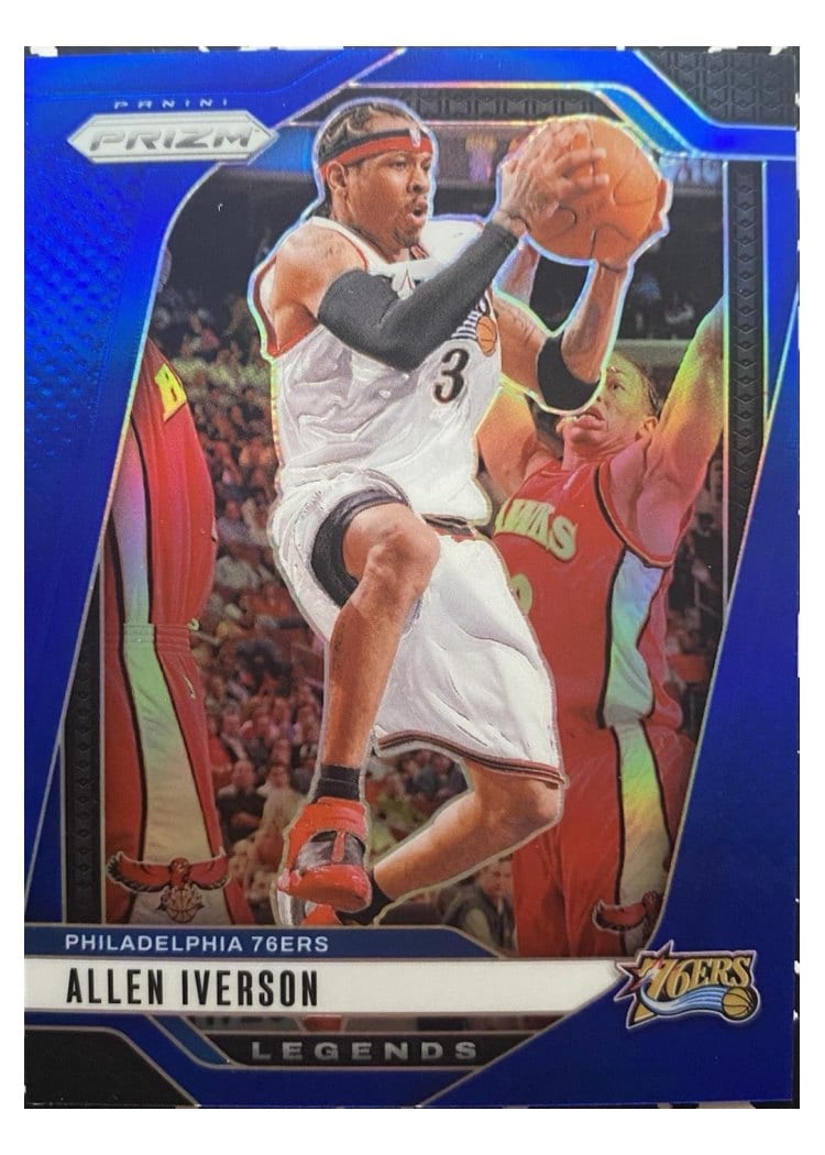 2024-25 Panini Prizm Base Set Allen Iverson #291 card