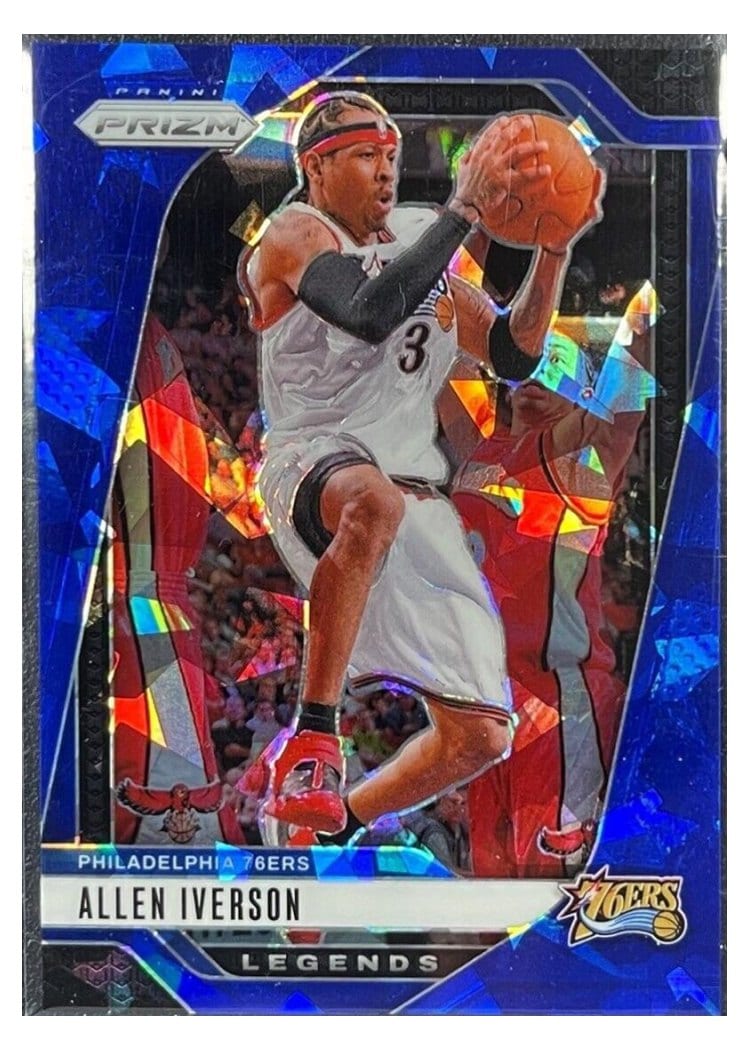 2024-25 Panini Prizm Base Set Allen Iverson #291 card