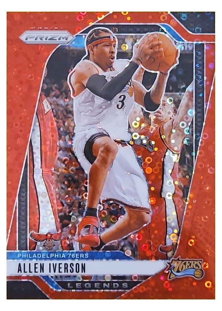 2024-25 Panini Prizm Base Set Allen Iverson #291 card