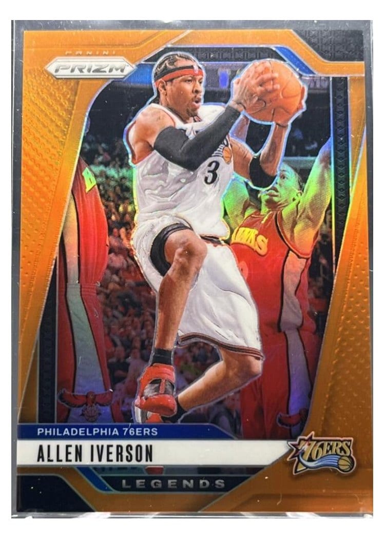 2024-25 Panini Prizm Base Set Allen Iverson #291 card