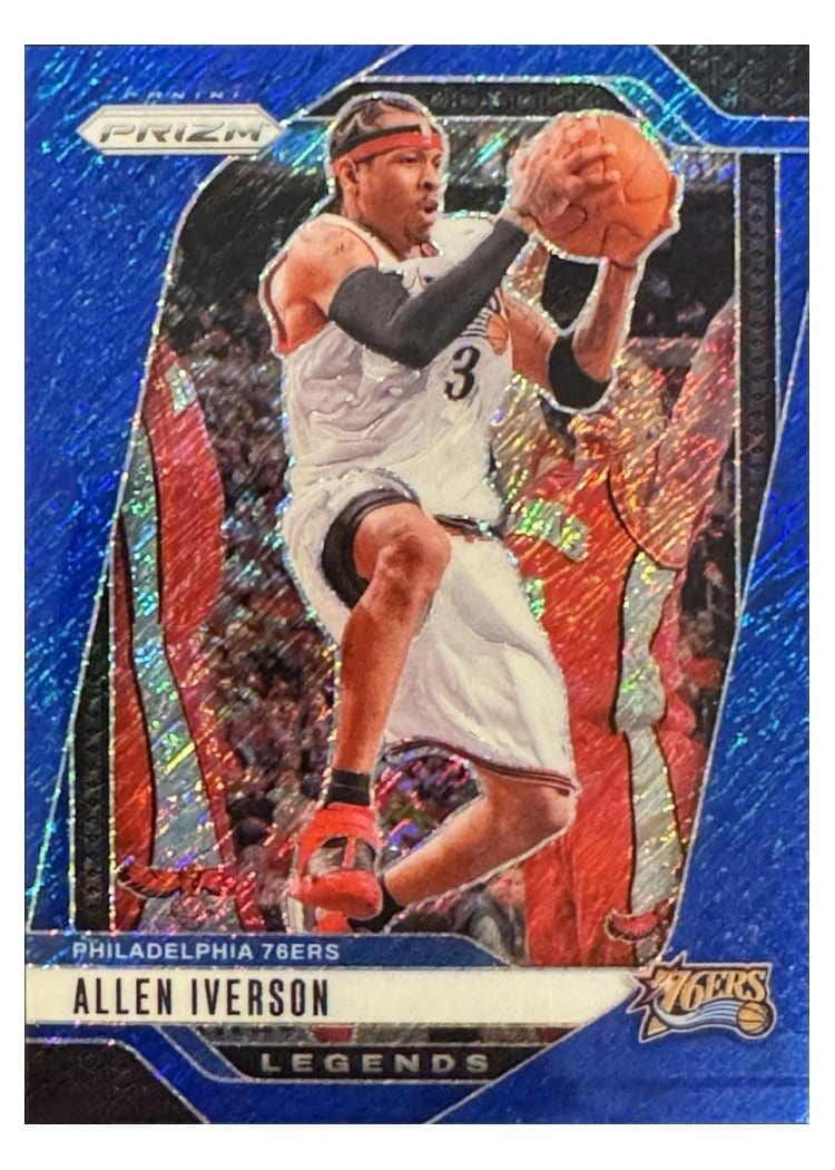 2024-25 Panini Prizm Base Set Allen Iverson #291 card