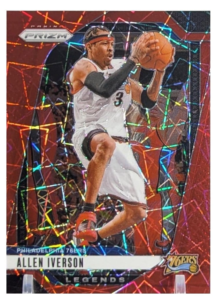 2024-25 Panini Prizm Base Set Allen Iverson #291 card