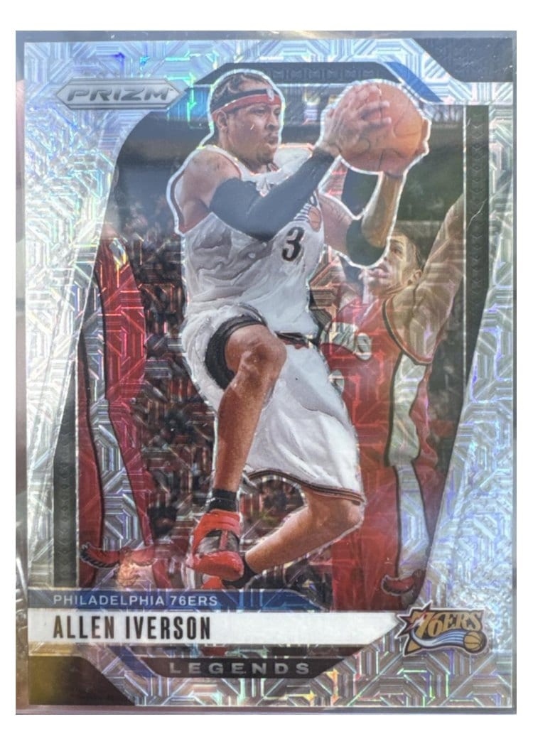 2024-25 Panini Prizm Base Set Allen Iverson #291 card