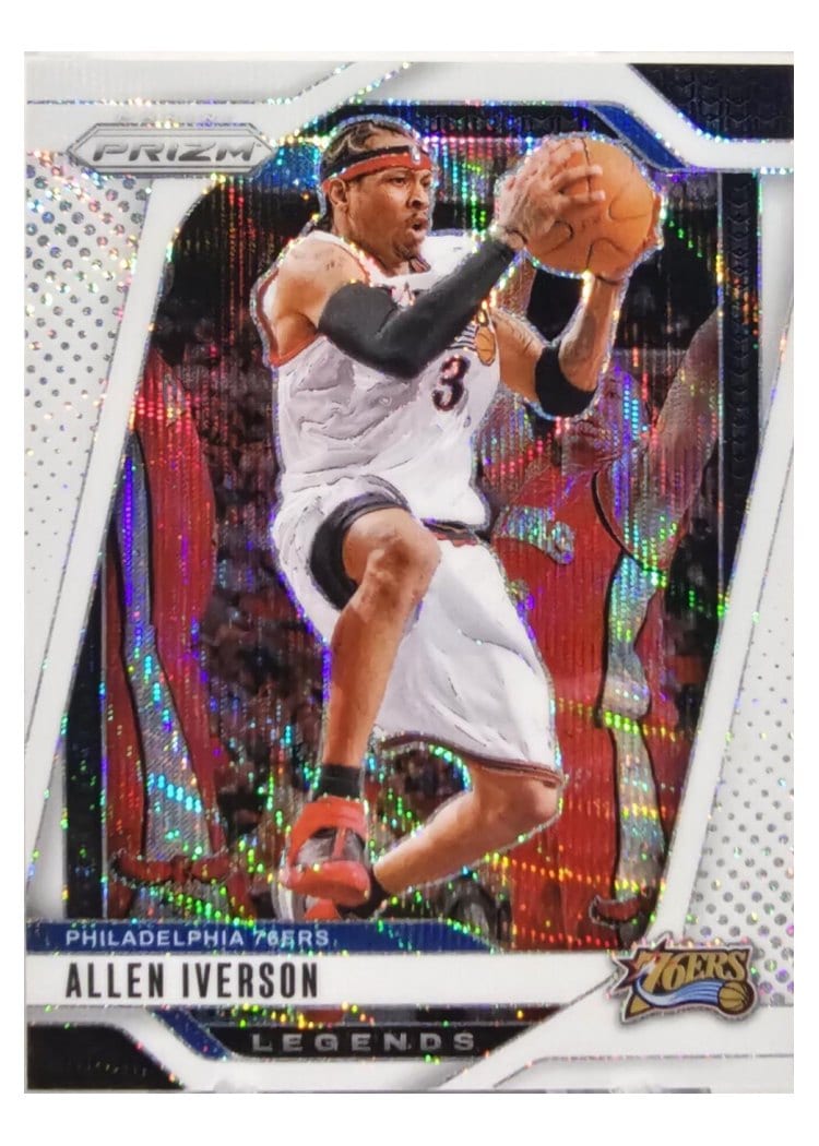 2024-25 Panini Prizm Base Set Allen Iverson #291 card
