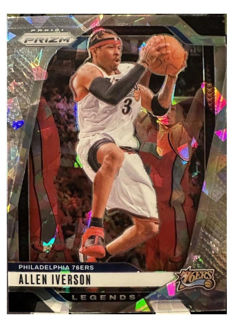 2024-25 Panini Prizm Base Set Allen Iverson #291 card