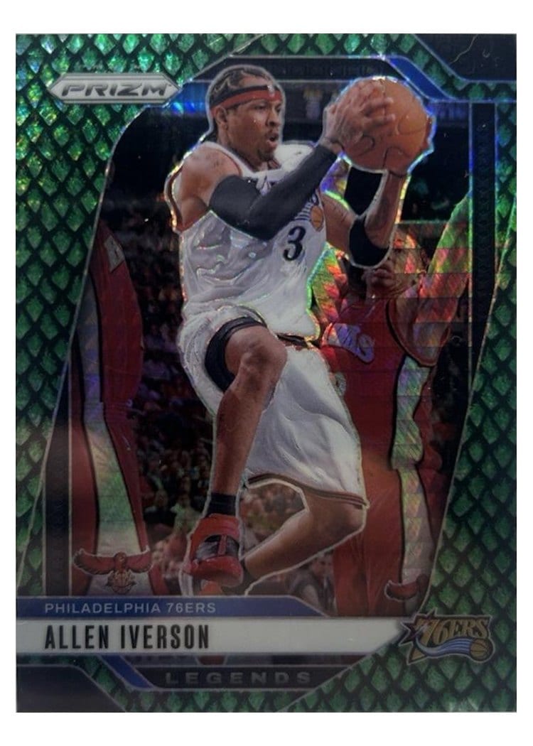2024-25 Panini Prizm Base Set Allen Iverson #291 card