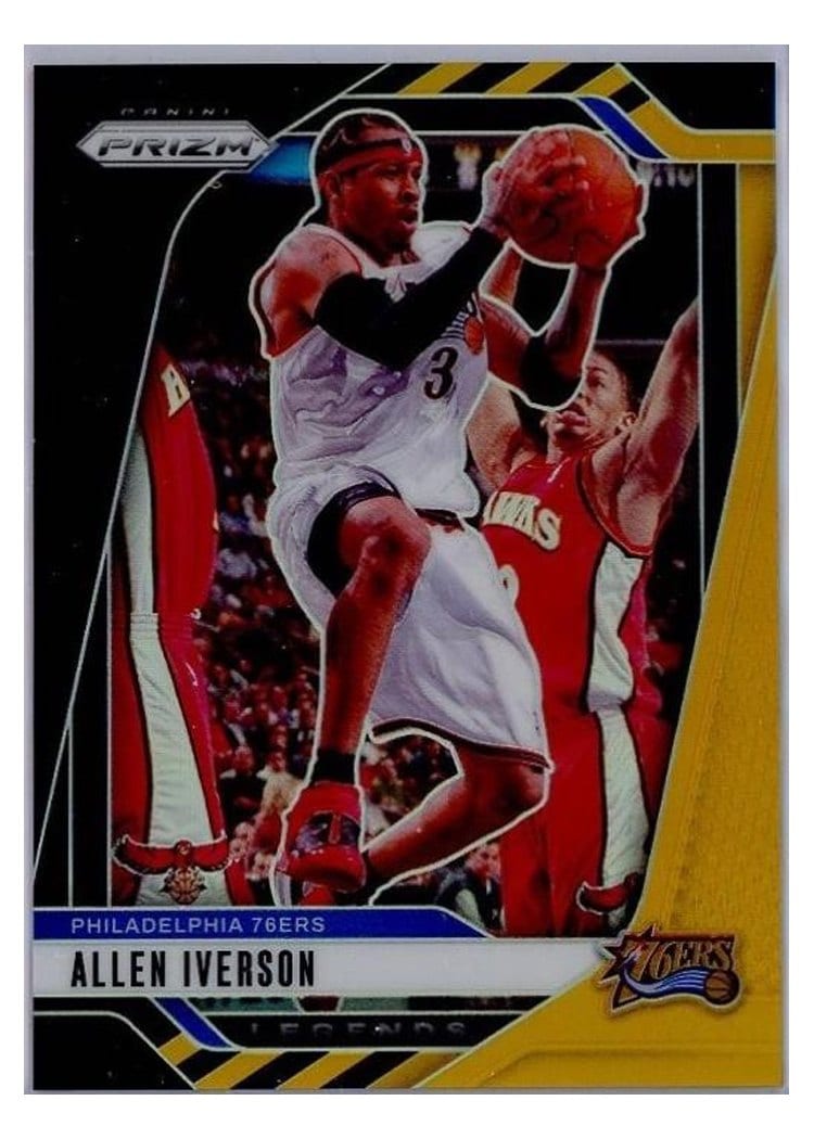 2024-25 Panini Prizm Base Set Allen Iverson #291 card