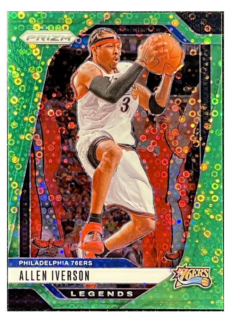 2024-25 Panini Prizm Base Set Allen Iverson #291 card