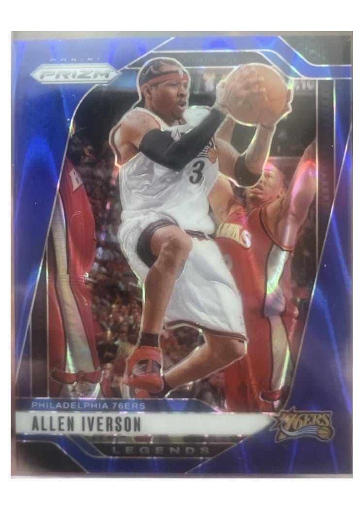 2024-25 Panini Prizm Base Set Allen Iverson #291 card