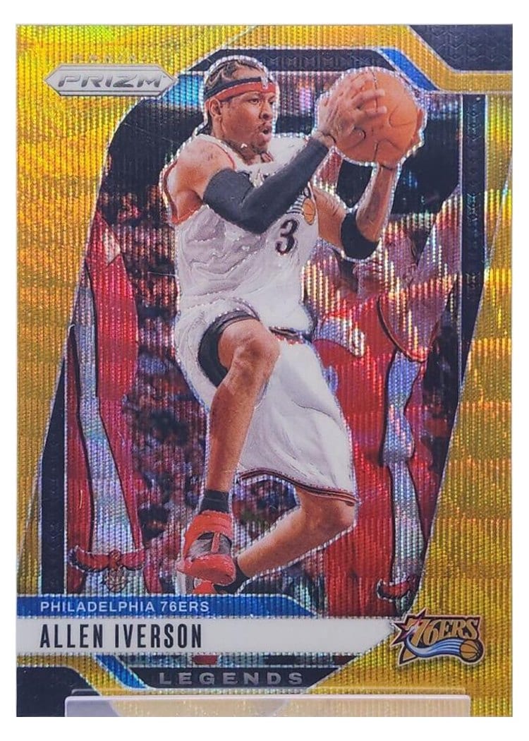 2024-25 Panini Prizm Base Set Allen Iverson #291 card