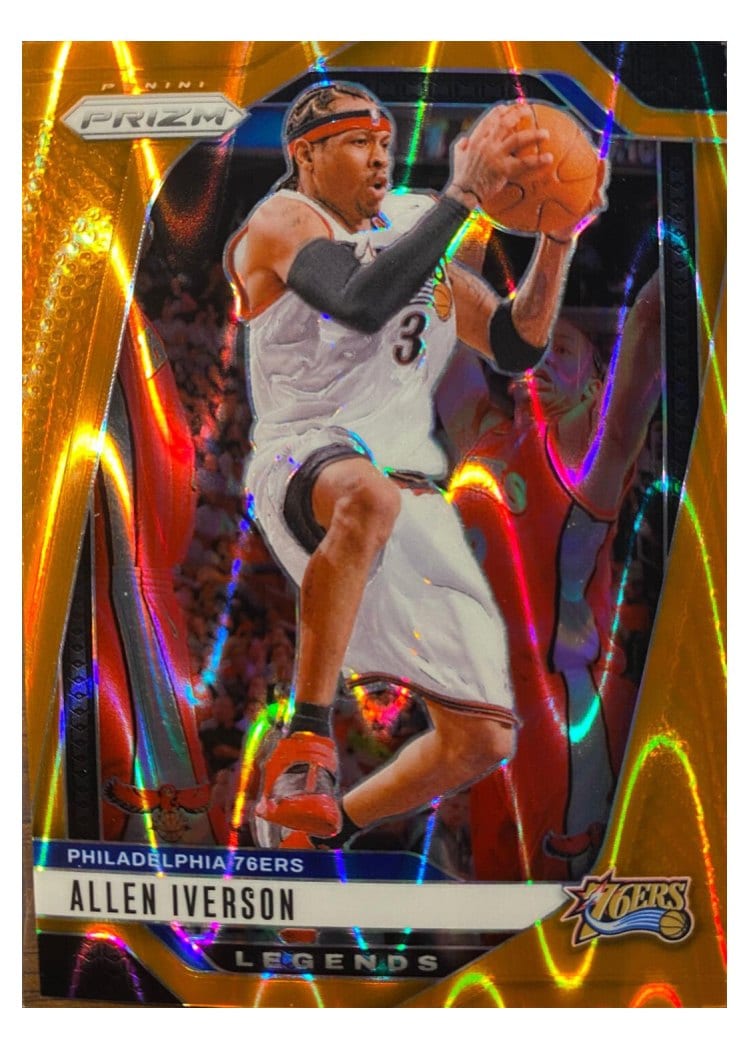 2024-25 Panini Prizm Base Set Allen Iverson #291 card