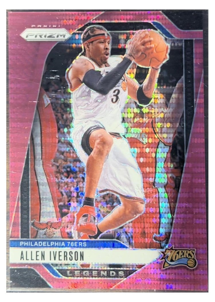 2024-25 Panini Prizm Base Set Allen Iverson #291 card
