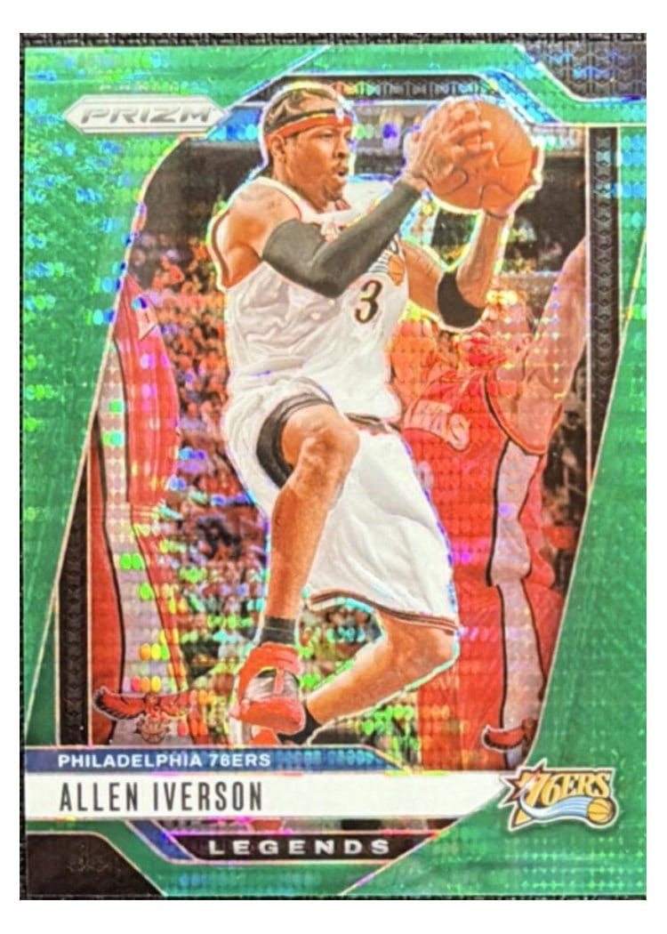 2024-25 Panini Prizm Base Set Allen Iverson #291 card
