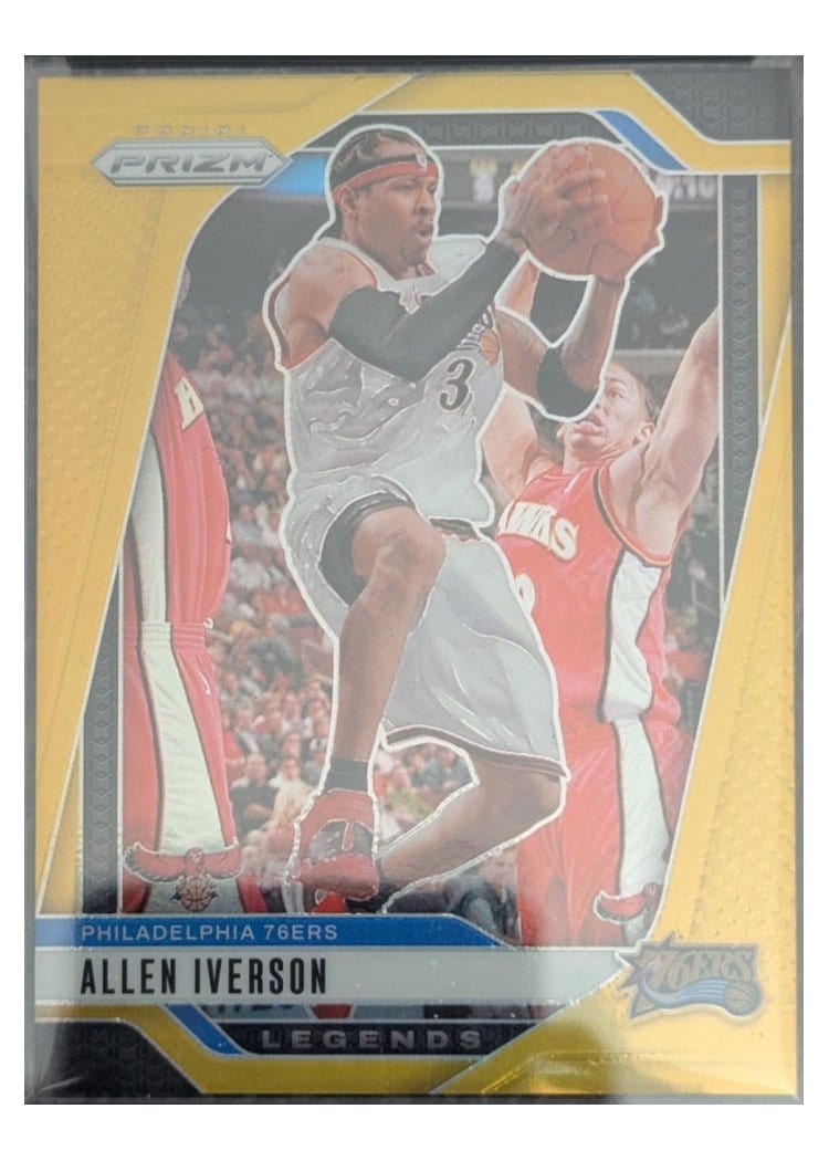 2024-25 Panini Prizm Base Set Allen Iverson #291 card
