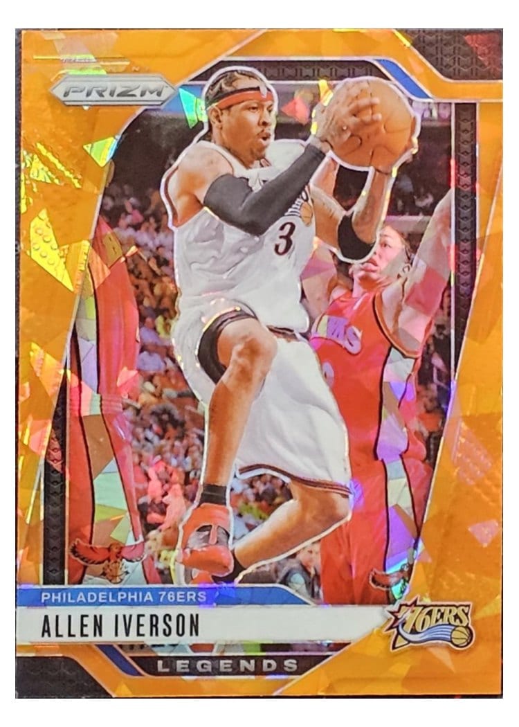 2024-25 Panini Prizm Base Set Allen Iverson #291 card