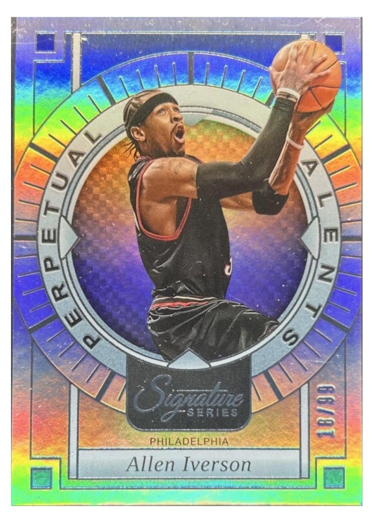 2025-26 Panini Signature Series Perpetual Talents Allen Iverson #9 card