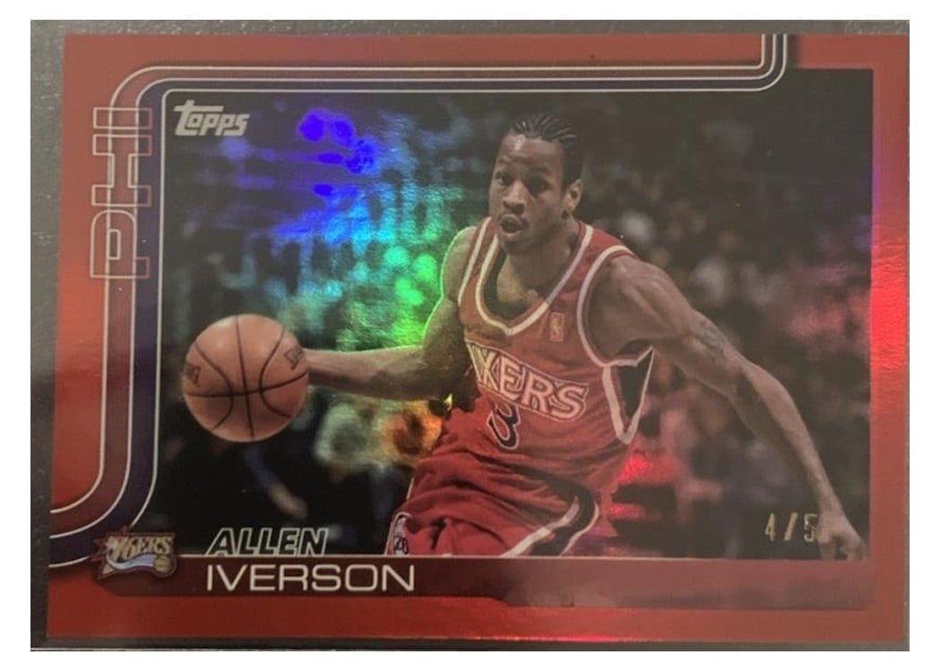 2025-26 Topps Base Set Allen Iverson #253 card