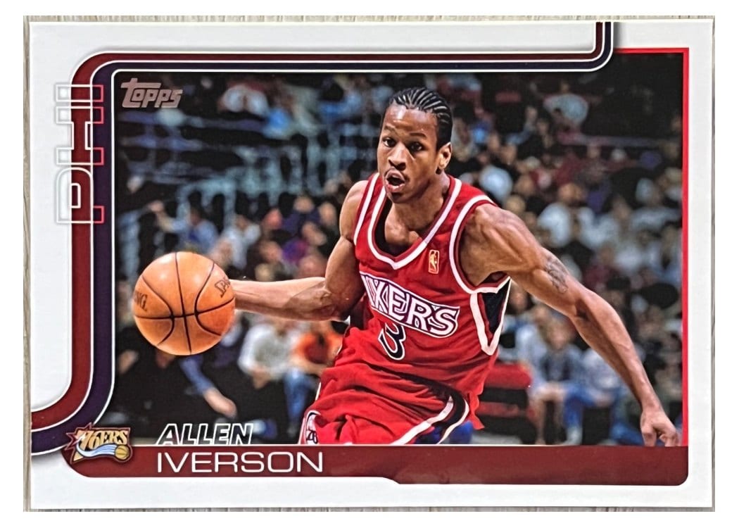 2025-26 Topps Base Set Allen Iverson #253 card