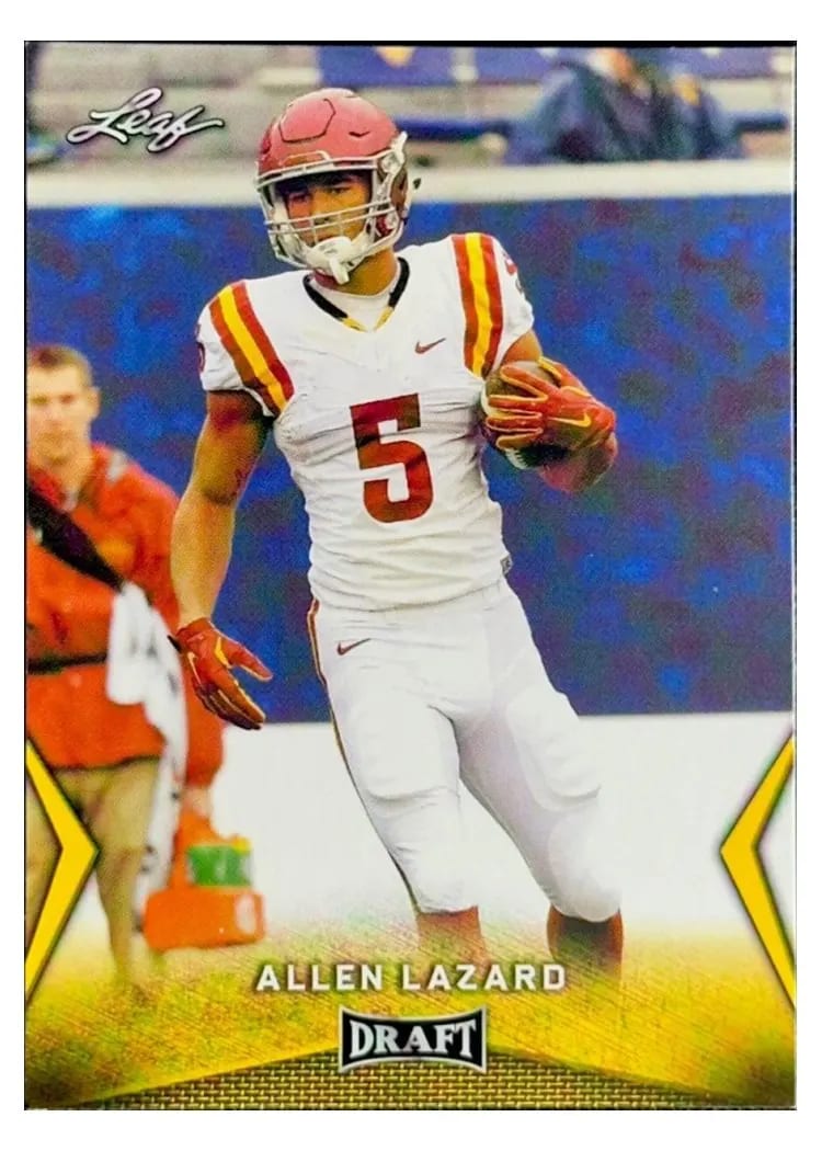 2018 Leaf Draft Allen Lazard #2 card