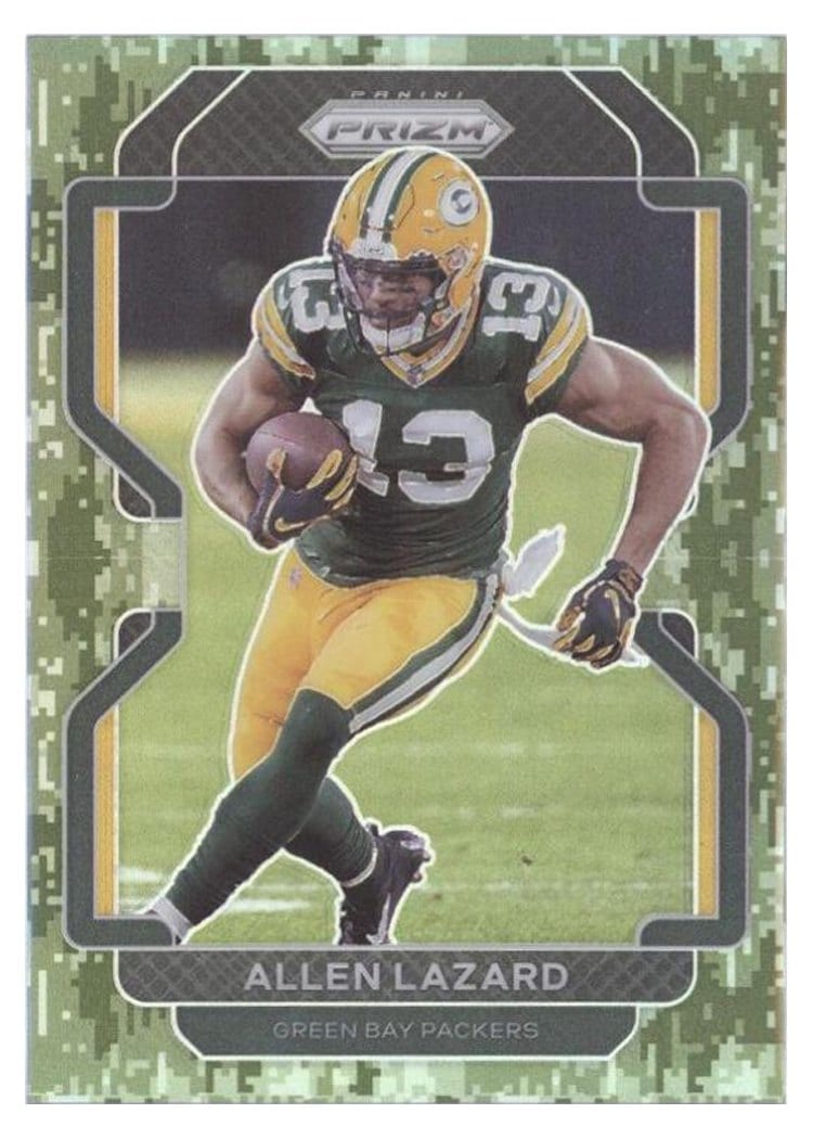 2021 Panini Prizm Base Set Allen Lazard #136 card