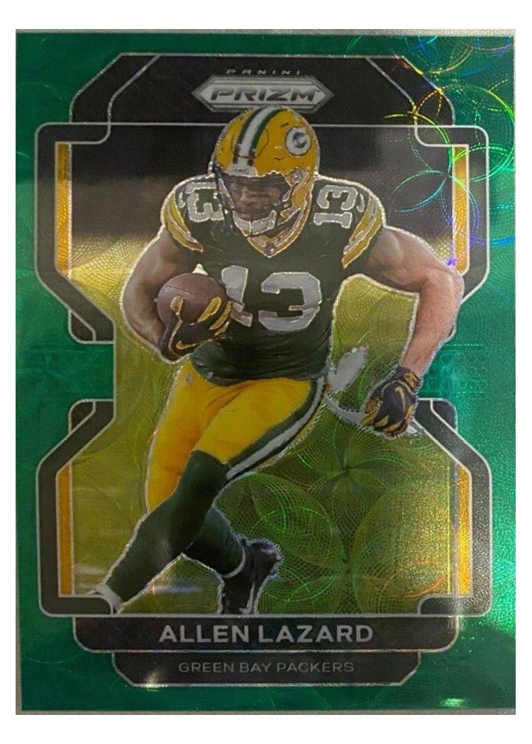 2021 Panini Prizm Base Set Allen Lazard #136 card