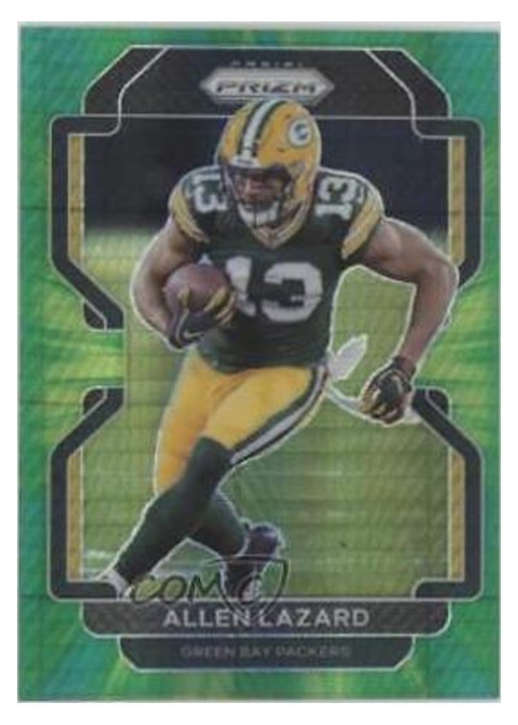 2021 Panini Prizm Base Set Allen Lazard #136 card