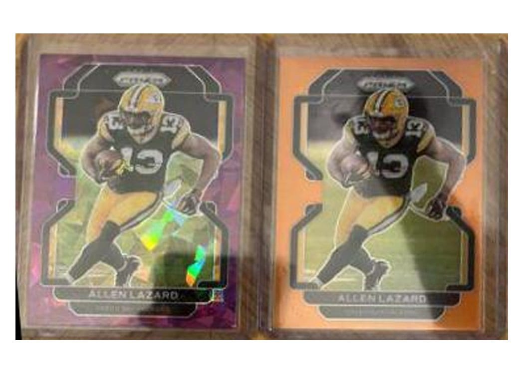 2021 Panini Prizm Base Set Allen Lazard #136 card