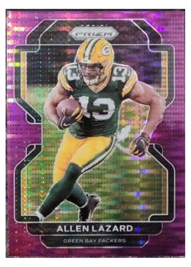 2021 Panini Prizm Base Set Allen Lazard #136 card