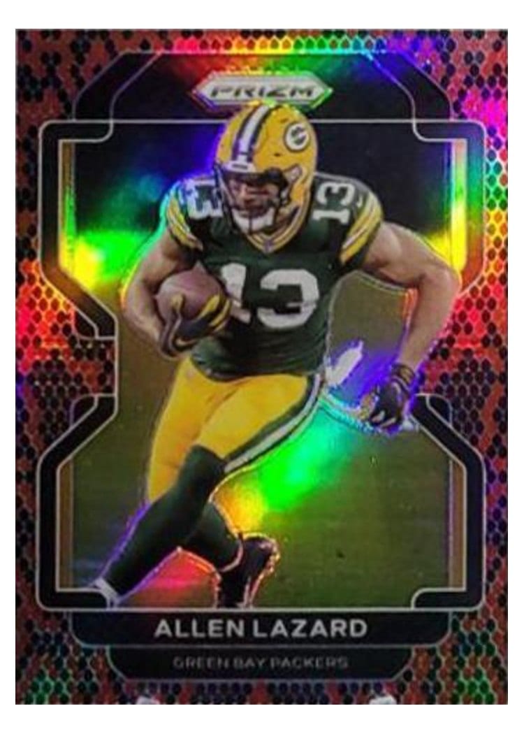 2021 Panini Prizm Base Set Allen Lazard #136 card