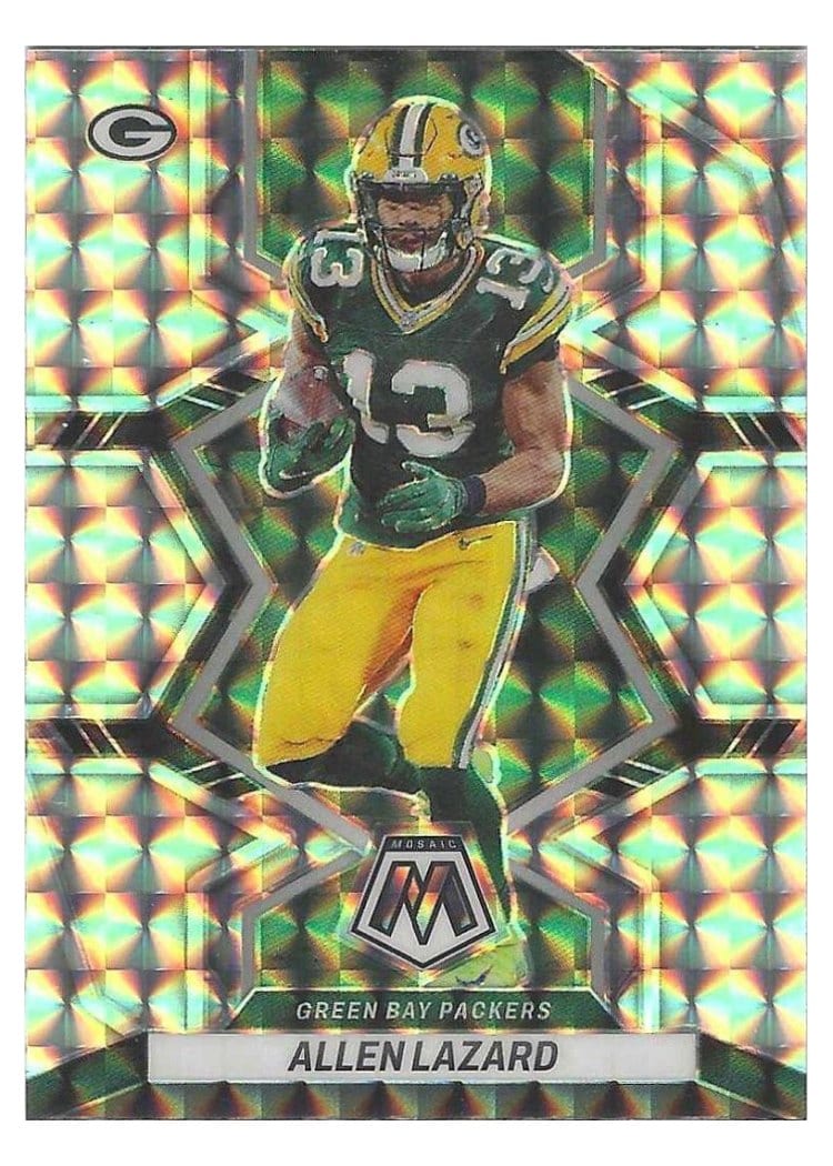 2022 Panini Mosaic Base Set Allen Lazard #73 card
