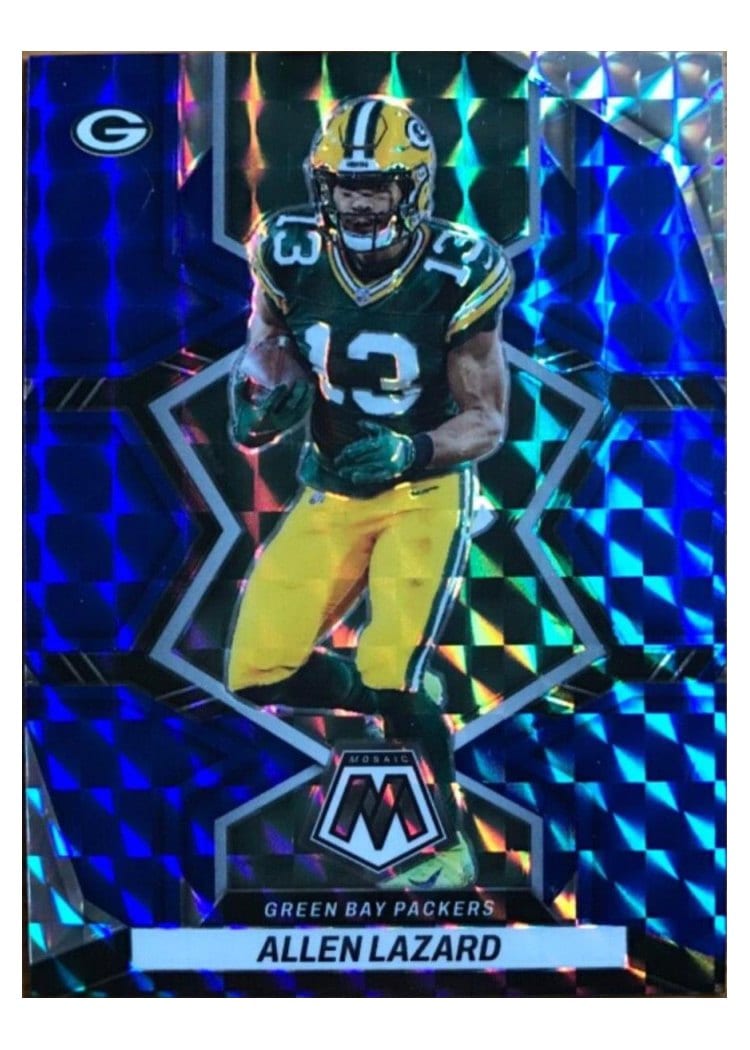 2022 Panini Mosaic Base Set Allen Lazard #73 card