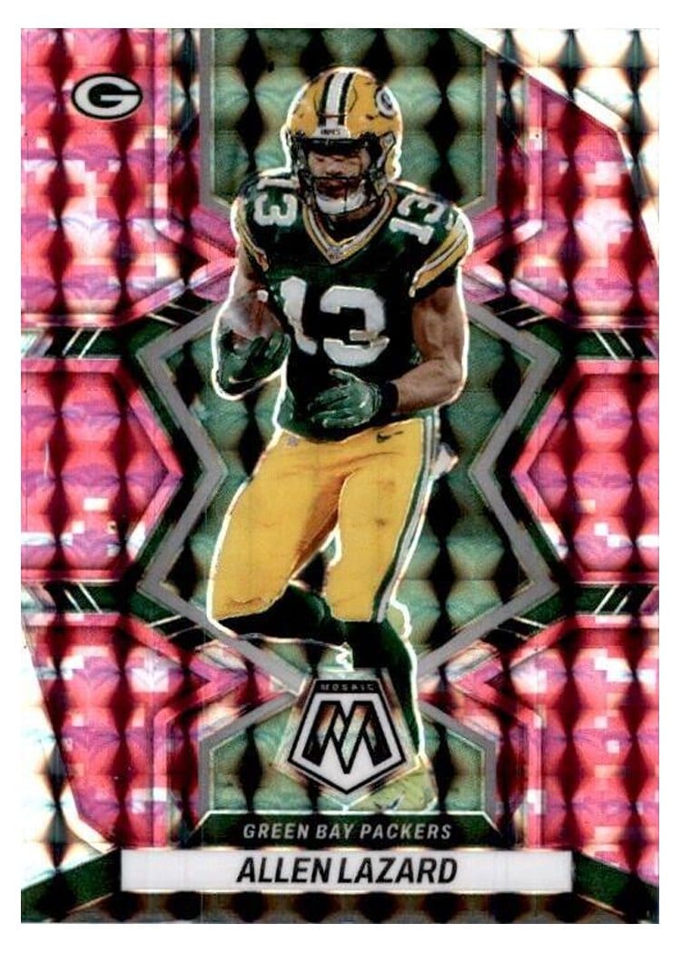 2022 Panini Mosaic Base Set Allen Lazard #73 card