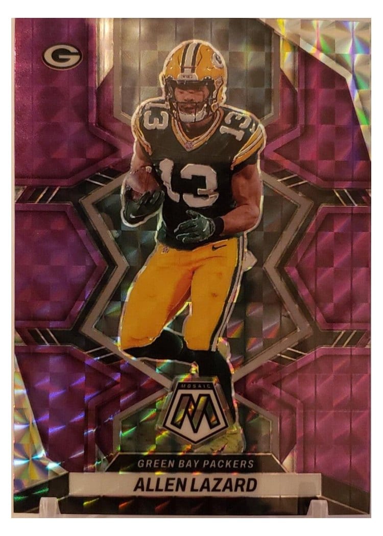 2022 Panini Mosaic Base Set Allen Lazard #73 card