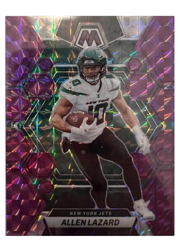 2023 Panini Mosaic Base Set Allen Lazard #76 card