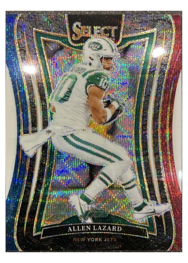 2024 Panini Select Base Set Allen Lazard Tri-Color Prizm #304 card