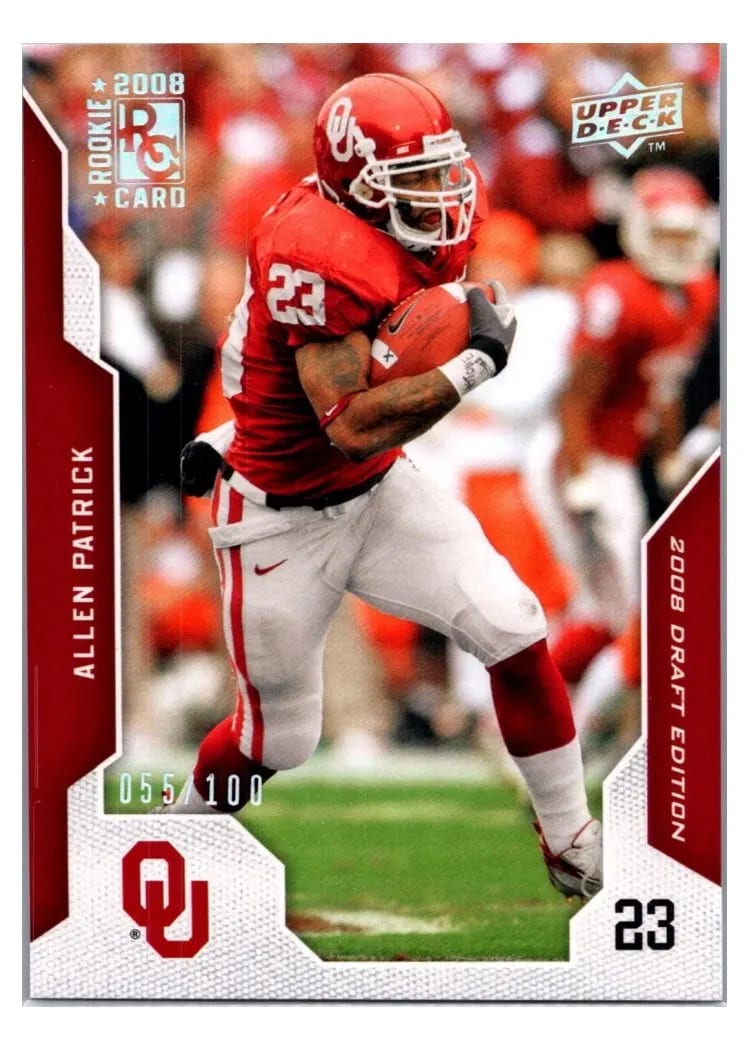 2008 Upper Deck Draft Edition Allen Patrick #5 card