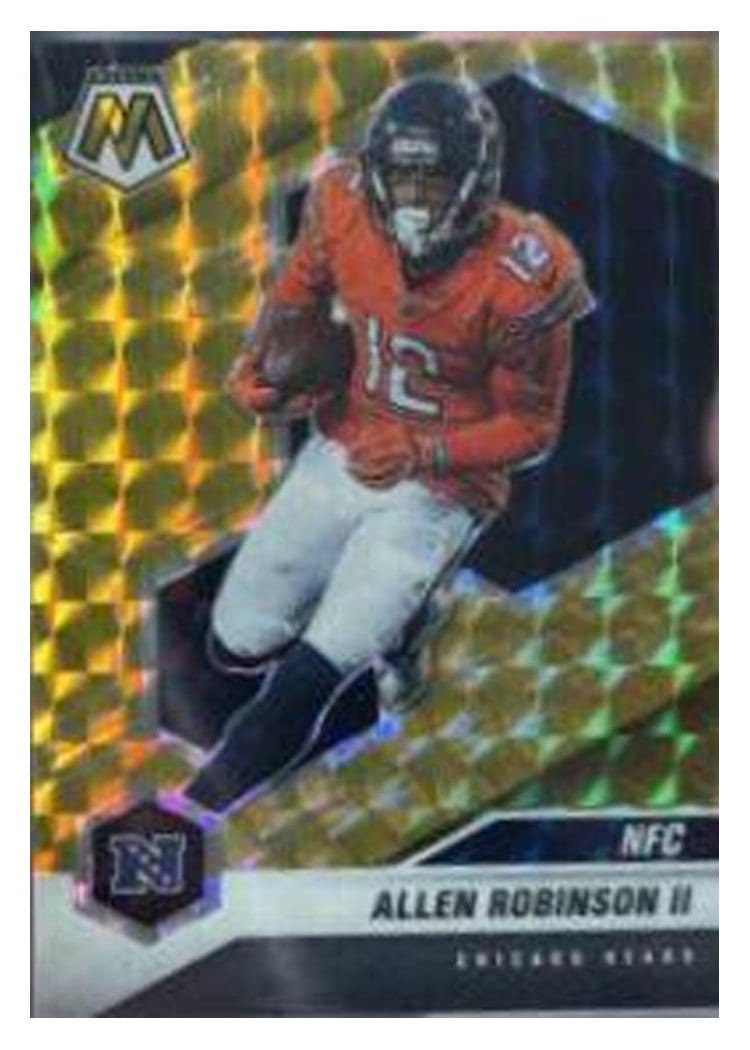 2021 Panini Mosaic Base Set Allen Robinson II Gold Mosaic #220 card