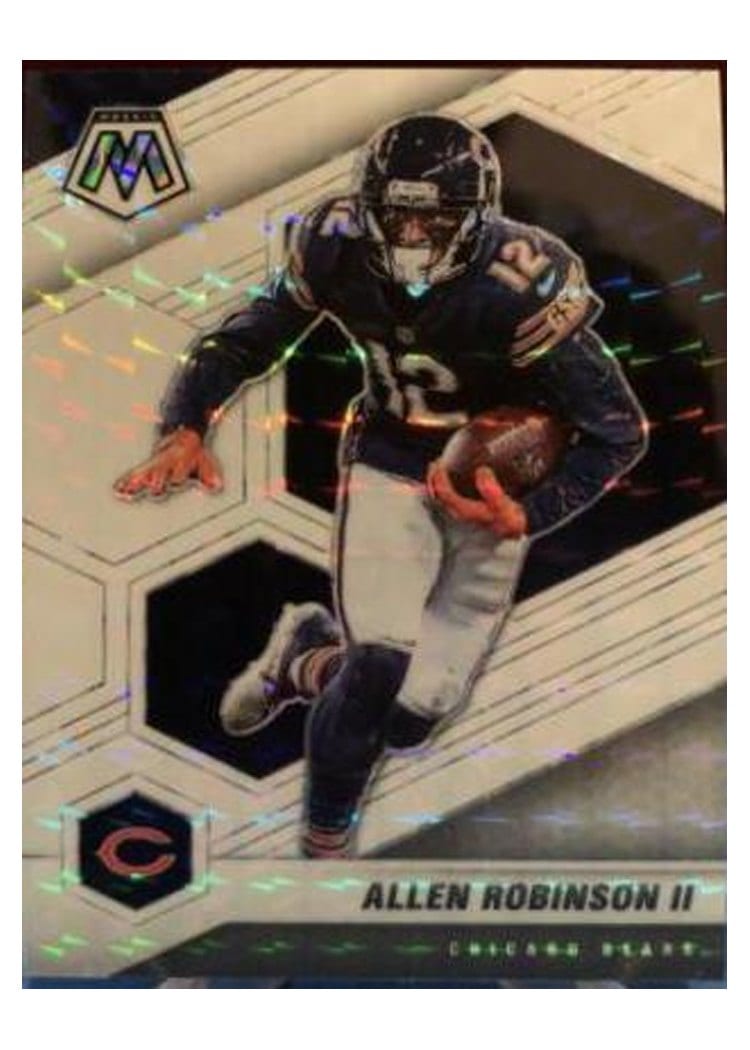 2021 Panini Mosaic Base Set Allen Robinson II White Mosaic #40 card
