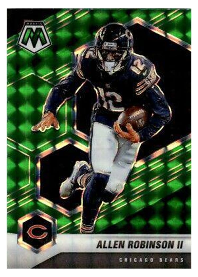 2021 Panini Mosaic Base Set Allen Robinson II Green Mosaic #40 card