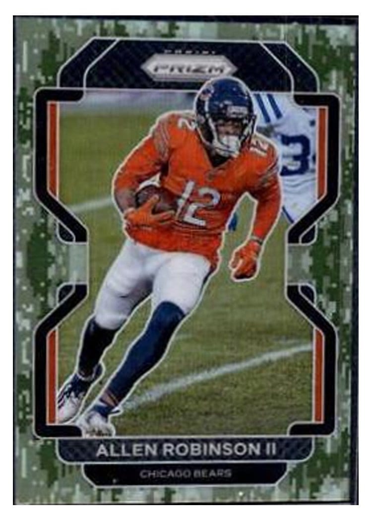 2021 Panini Prizm Base Set Allen Robinson II Forest Camo Prizm #156 card