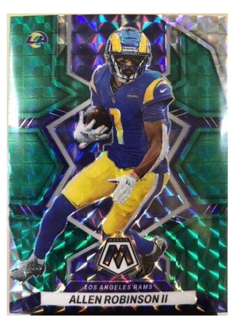 2022 Panini Mosaic Base Set Allen Robinson II Green #111 card