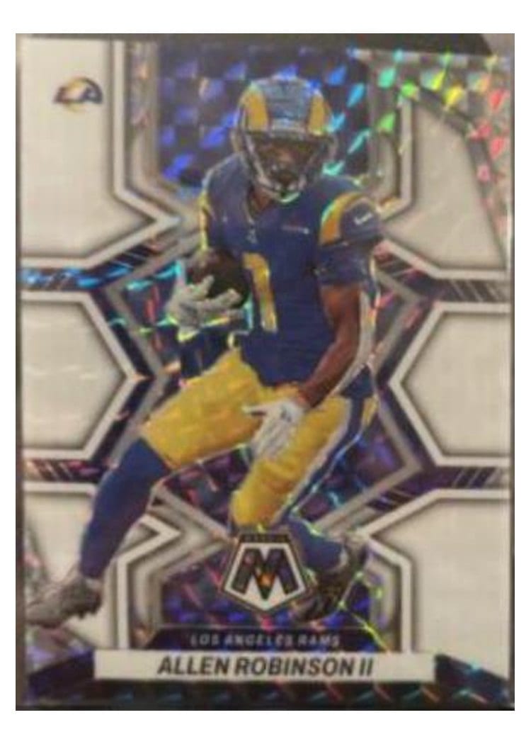 2022 Panini Mosaic Base Set Allen Robinson II White #111 card